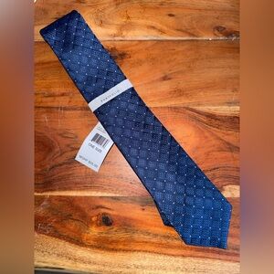 Perry Ellis Navy Hamlin Neat tie